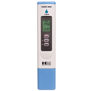 HM Digital - Water Resistant Ec/TDS Meter w/ Temperature in C/F Hydrotester (Model COM-80)