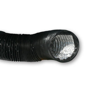CAP - Black Lightproof Ducting w/ Clamps  10" - 25