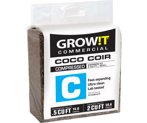 GROW!T - Commercial Coco Coir Bale  5KG