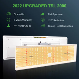 Mars Hydro - TSL 2000 Full Spectrum 300W Dimmable LED Grow Light
