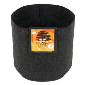 Gro Pro - Essential Round Fabric Pot Black