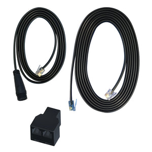 TrolMaster - Hydro-X RJ12 to 3 Pin IP67 Convertor Cable Set: (1x RJ12 to 3 Pin IP67 Convertor Cable, 1x RJ12 T-Splitter, 1x16' RJ12 Cable)
