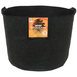 Gro Pro - Essential Round Fabric Pot w/ Handles Black