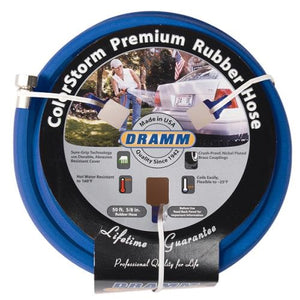 Dramm - ColorStorm Premium Rubber Hose 5/8" 50' Blue