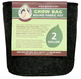 Gro Pro - Premium Round Fabric Pot-Black