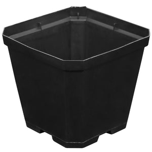 Gro Pro - Plastic Pot Black