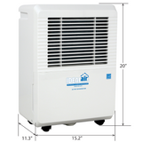 Ideal-Air - Dehumidifier 22 Pint - Up to 30 Pints Per Day