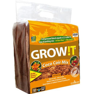 GROW!T - Organic Coco Coir Mix  Block